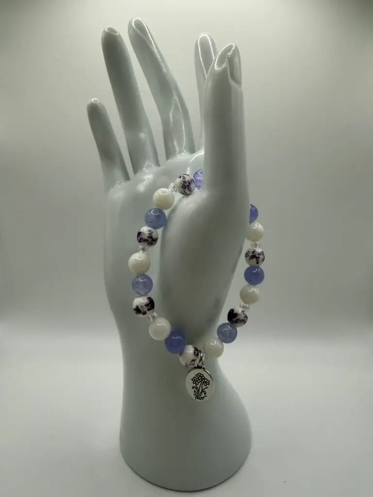 Purple Porcelain Bracelet